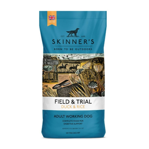 SKINNERS FIELD AND TRIAL DUCK AND RICE DOG FOOD 15KG Image 1