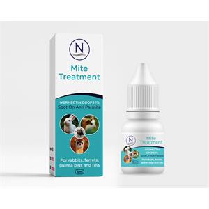 Naqua Mite Treatment Spot On Small Animals 5ml Image 1