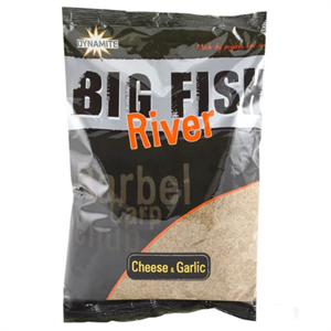 Dynamite Baits Big Fish River Groundbait Cheese & Garlic 1.8kg Image 1