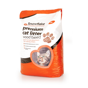 Snowflake Premium Cat Litter Wood Pellet Image 1