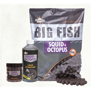 Dynamite Baits Big Fish Squid & Octopus Boilies 15mm 1.8kg only Image 1