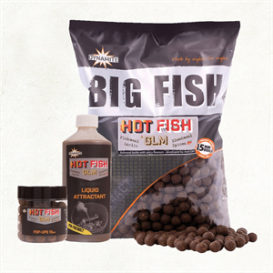 Dynamite Baits Hot Fish & GLM Boilies 15mm 1.8kg only Image 1