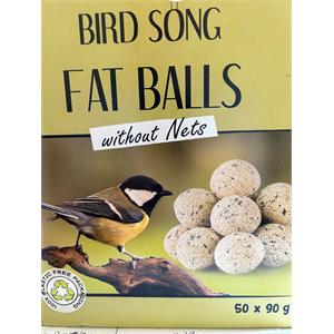 Birdsong Fat Balls Eco Carton of 50 x 90g Image 1