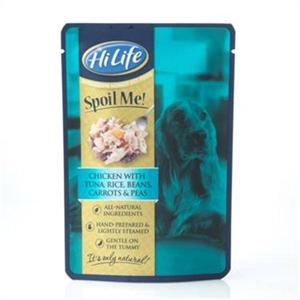 HILIFE SPOIL ME FLAKED CHICKEN with TUNA,RICE and BEANS 15*100g Image 1