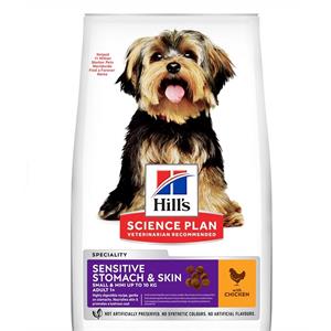 Hills Science Plan Adult Sensitive Stomach & Skin Small & Mini Dog Food 1.5kg Image 1