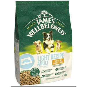 JAMES WELLBELOVED TURKEY & RICE LIGHT DOG FOOD 12KG Image 1
