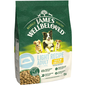 JAMES WELLBELOVED LAMB & RICE LIGHT DOG FOOD 12KG Image 1