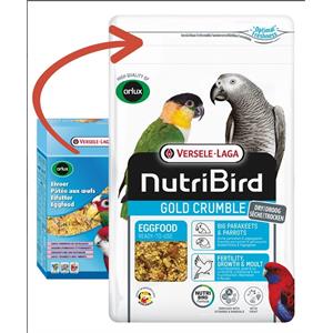 ORLUX NUTRIBIRD GOLD CRUMBLE PARROTS & PARAKEETS 4KG Image 1