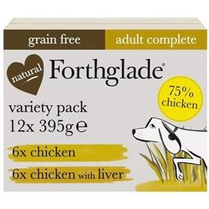 Forthglade Complete Poultry Grain Free Adult - Duo Chicken & Chicken with Liver  Image 1