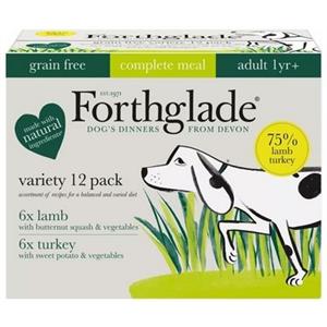 Forthglade Complete Grain Free Adult Duo Lamb & Turkey 12 x 395g Image 1