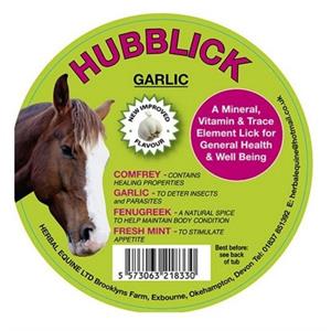 HUBBLICK GARLIC HAND HELD LICK 1KG Image 1