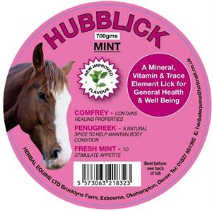 HUBBLICK MINT HANDHELD LICK 1KG Image 1