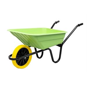 Shire 90L Wheelbarrow Puncture Proof Lime Image 1