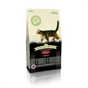JAMES WELLBELOVED ADULT CAT FOOD 10KG - TURKEY Image 1