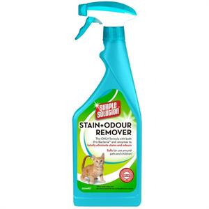 SIMPLE SOLUTIONS STAIN AND ODOUR REMOVER CAT 750ml - Trigger Spray Image 1