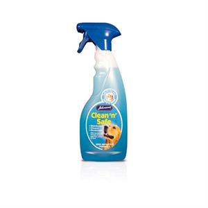 JOHNSONS CLEAN N SAFE DISINFECTANT / CLEANER 500ML for Cats & Dogs  Image 1