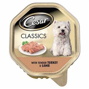 CESAR TRAY CLASSICS with Tender Turkey & Lamb 150g Image 1