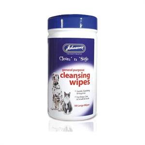 JOHNSONS CLEAN N SAFE CLEANSING WIPES (50 WIPES) Image 1