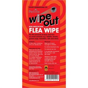 PETLIFE WIPE OUT NON INSECTICIDAL FLEA WIPES Image 1