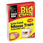 THE BIG CHEESE STV155 LIVE CATCH RTU MOUSE TRAP (TWIN PACK) Thumbnail Image 1