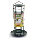 SUPA FAT BALL FEEDER with TRAY - to fit 4 small fat balls thumbnail