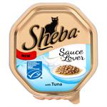 SHEBA ALU TRAY SAUCE LOVER with TUNA 85G  - NEW SIZE thumbnail