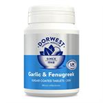 DORWEST VETERINARY GARLIC AND FENUGREEK 200 TABLETS thumbnail