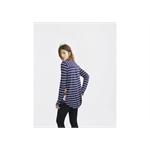 JOULES BEATRICE V NECK JERSEY TOP - FRENCH NAVY FLORAL Thumbnail Image 1