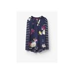 JOULES BEATRICE V NECK JERSEY TOP - FRENCH NAVY FLORAL Thumbnail Image 3