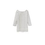 JOULES POLLY WOVEN JERSEY MIX TOP - CREAM WINTERBERRY Thumbnail Image 2
