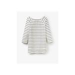 JOULES POLLY WOVEN JERSEY MIX TOP - CREAM WINTERBERRY Thumbnail Image 4