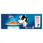 FELIX As Good as it Looks Pouch Ocean Feasts Variety Pack 40 x100G Thumbnail Image 1