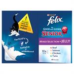 FELIX As Good as it Looks Pouch Senior Variety Pack 40 x 100g Thumbnail Image 5