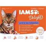 IAMS DELIGHTS LAND and SEA COLLECTION IN JELLY 12 x 85g thumbnail