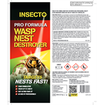 INSECTO PRO FORMULA WASP NEST DESTROYER FOAM 300ML Thumbnail Image 1