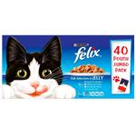 Felix Adult Cat Fish selection in Jelly 40 x 100g thumbnail