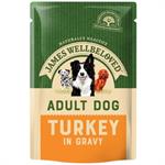 JAMES WELLBELOVED DOG POUCH TURKEY & RICE ADULT 10X150GM  thumbnail