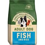JAMES WELLBELOVED FISH & RICE ADULT DOG FOOD 15KG  thumbnail