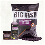 Dynamite Baits Big Fish Mulberry Plum Boilies 15mm 1.8kg only thumbnail