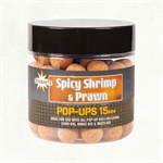 Dynamite Baits Spicy Shrimp & Prawn Pop-Ups 15mm 89g thumbnail