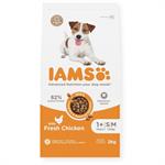 IAMS for Vitality Adult Small & Medium Dog Food with  Fresh chicken 12kg thumbnail