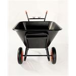 TITAN WHEELBARROW 200 LTR - TWO PNEUMATIC TYRES Thumbnail Image 0