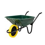 Shire 90L Wheelbarrow Puncture Proof Green thumbnail