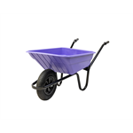 Shire 90L Wheelbarrow Pneumatic Lilac thumbnail